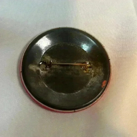 Vintage Anchorage Alaska Fur Rondy Sled Dog Collectors Pinback Button 1978 - Picture 2 of 2